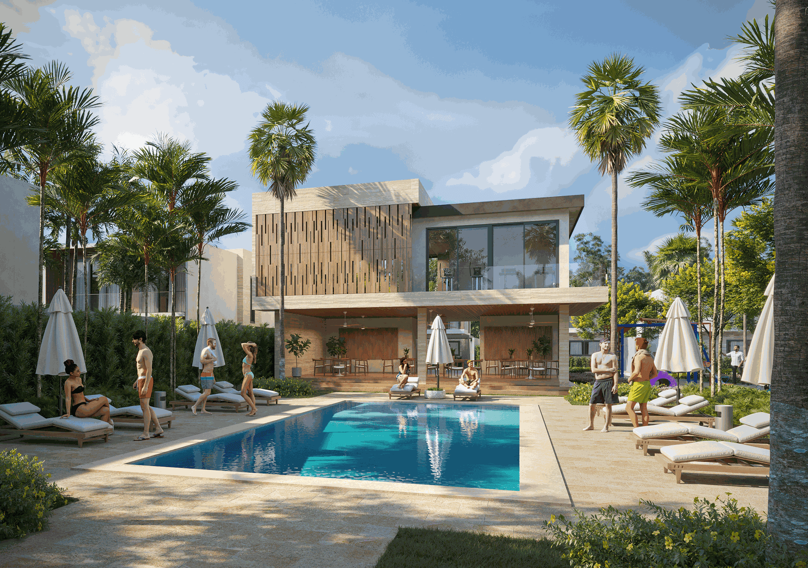 Villas en Boca Chica Cerca de la Playa | 4 Habitaciones, Patio y 2 Parqueos — fotografía 2