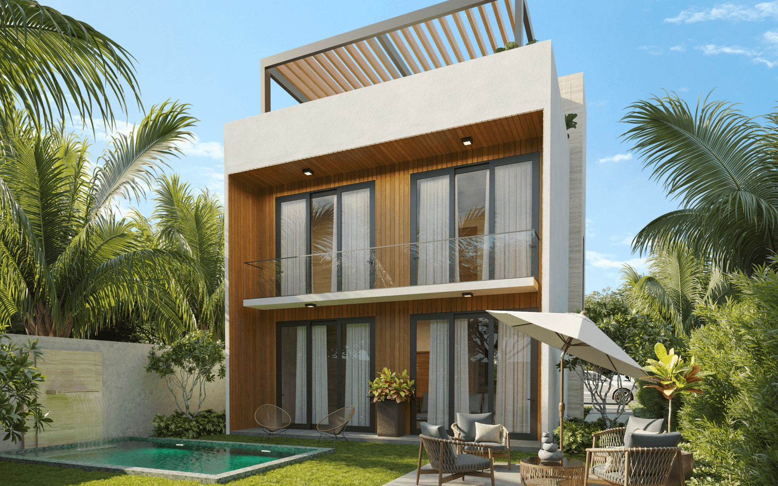 Villas en Boca Chica Cerca de la Playa | 4 Habitaciones, Patio y 2 Parqueos — fotografía 5