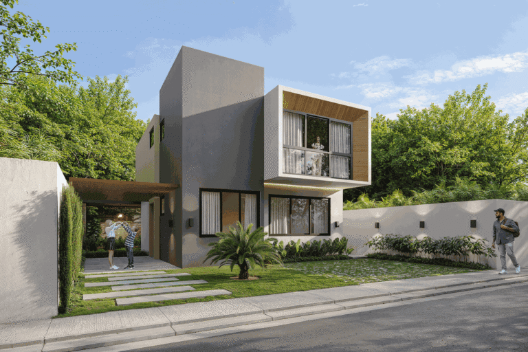 Ecos Garden: Villa de 2 Niveles en La Ecologica, Santo Domingo Este - Av. Ecologica